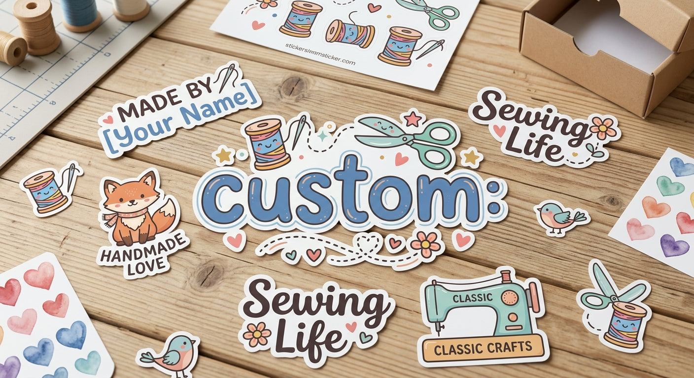 Custom logo stickers