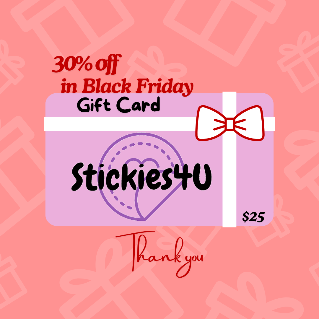 1. Stickies4U - Black Friday Gift Card