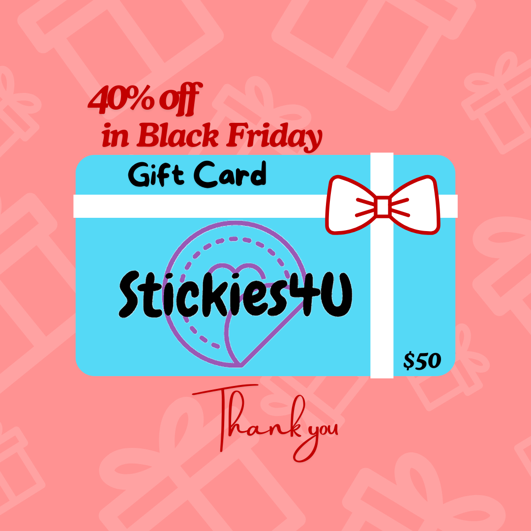 1. Stickies4U - Black Friday Gift Card