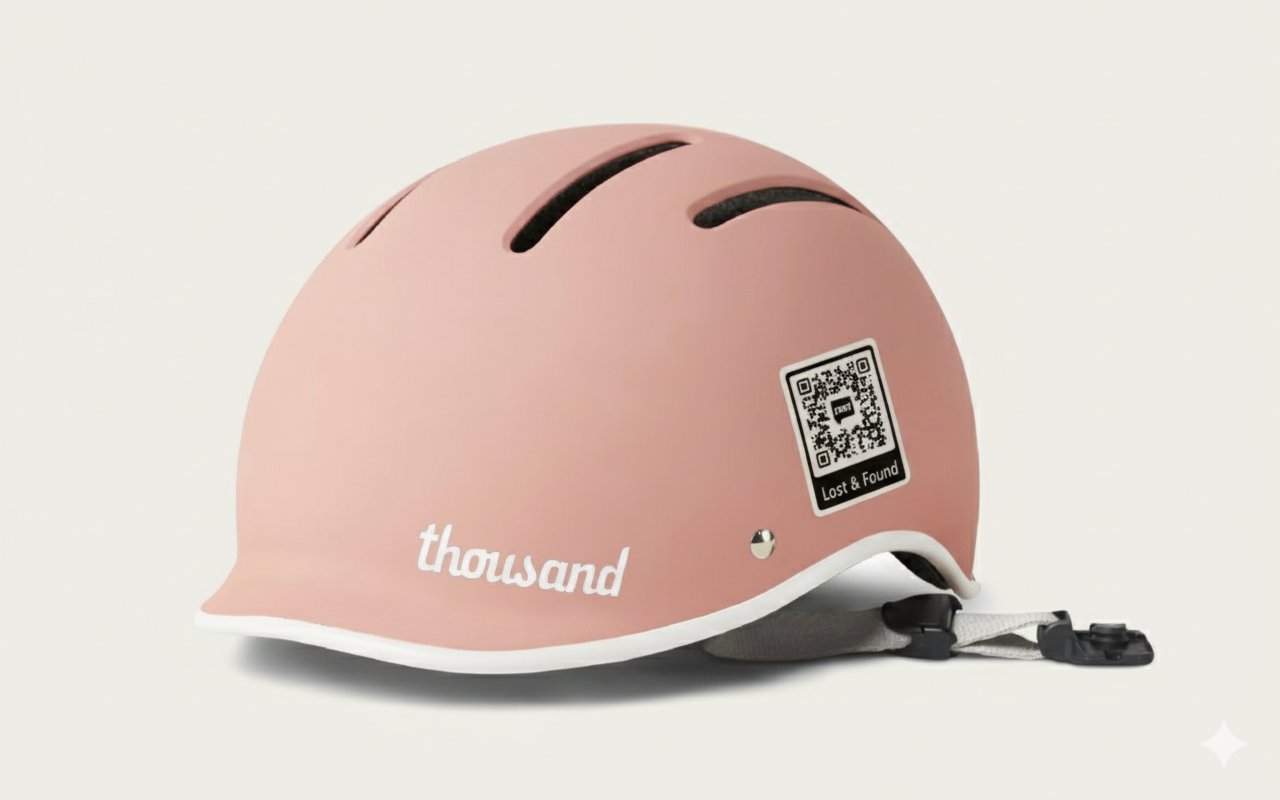 Lost & Found SMS QR Code Water Proof Stickers Labels