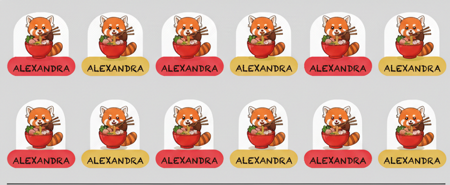 Kids Name Labels for School