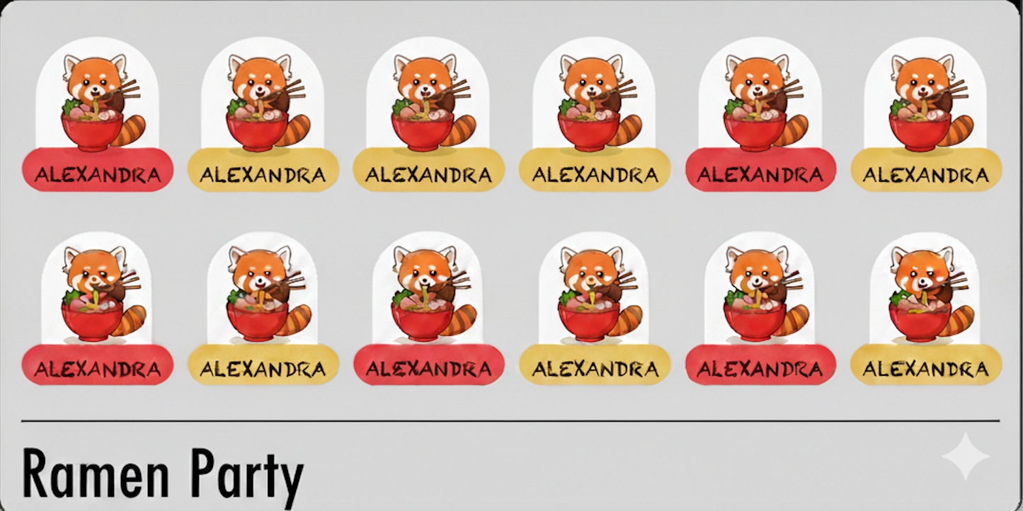 Kids Name Labels for School