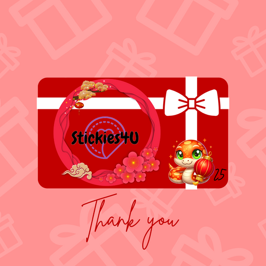Stickies4U - Gift Card